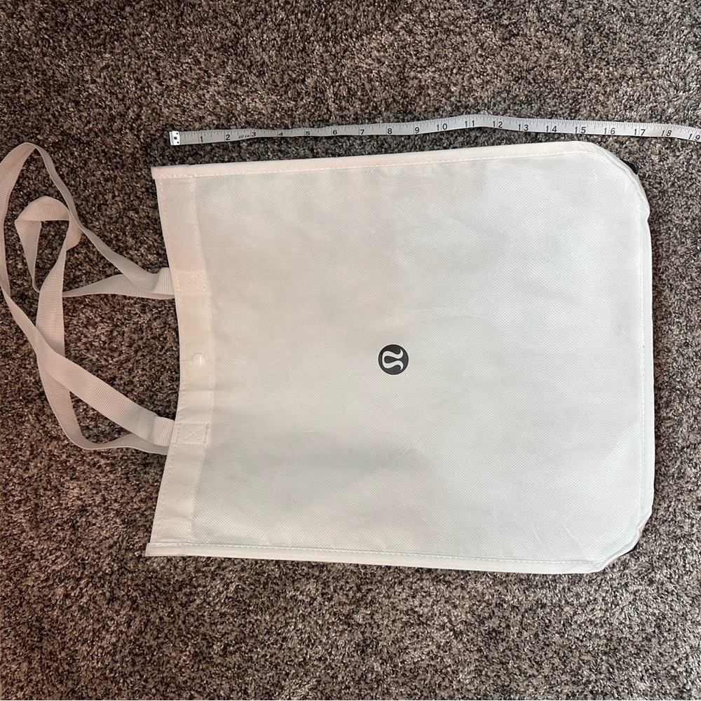 Lululemon White Tote Bag